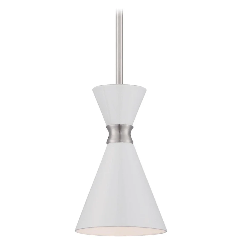 Kovacs Conic 5-1/2  Wide Single Light Mini Pendant with Glitter Gloss
