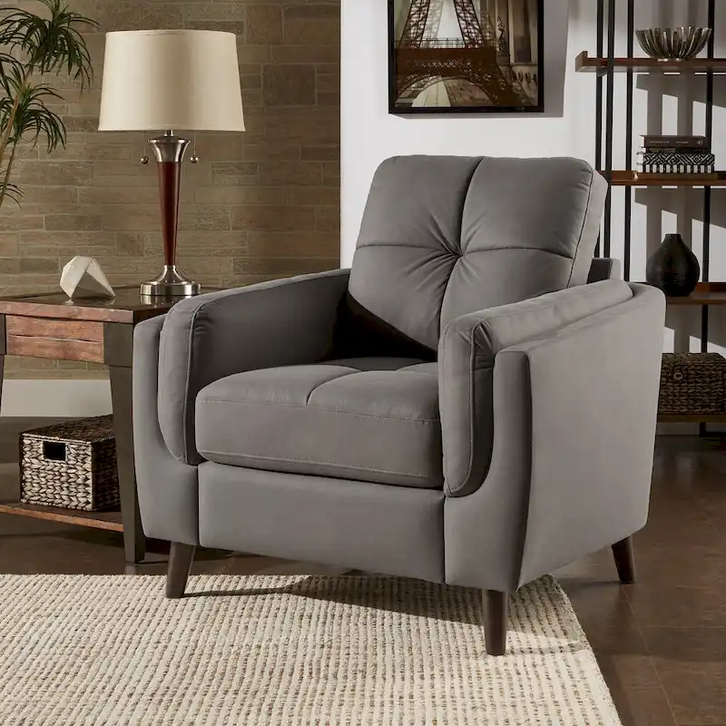 Dorelle 39 Wide Microfiber Armchair by iNSPIRE Q Modern