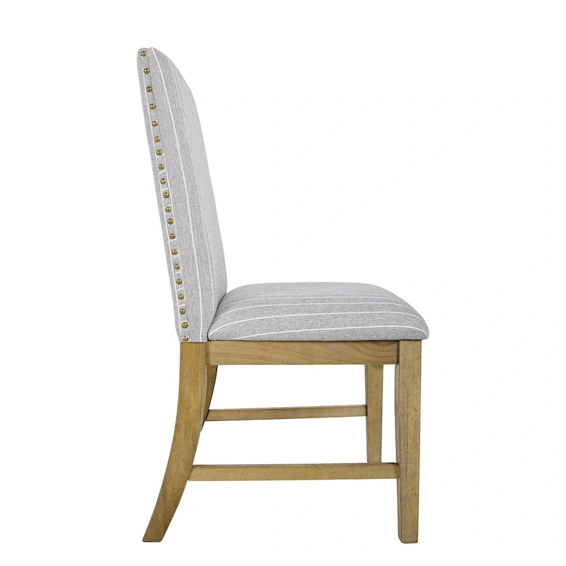 HomePop Upholstered Wood Apron Dining Chair - Set of 2