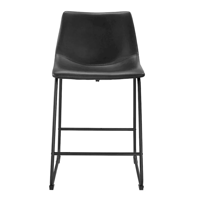 Middlebrook Prusiner 26-inch Faux Leather Counter Stool (Set of 2)