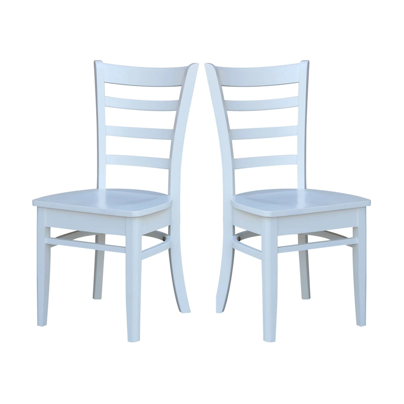 International Concepts Set of Two Emily Side Chairs