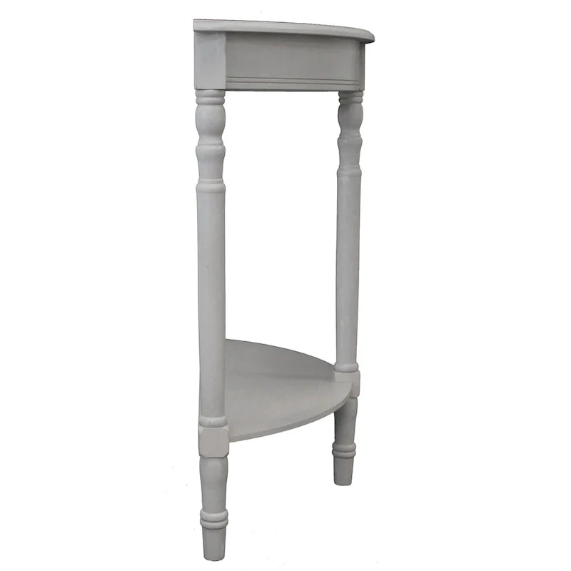 Ninette Half Moon Entryway Console Accent Table