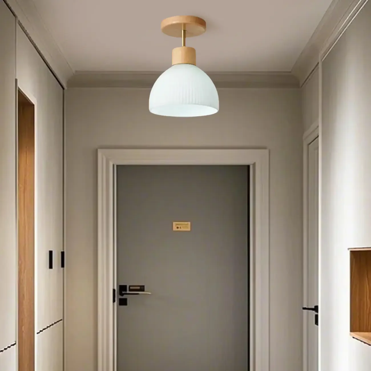 Modern Bowl LED Semi Flush Ceiling Light for Living Space