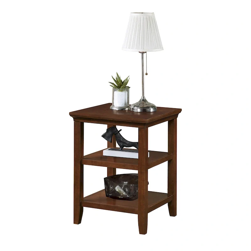 Convenience Concepts Tribeca End Table with Shelves