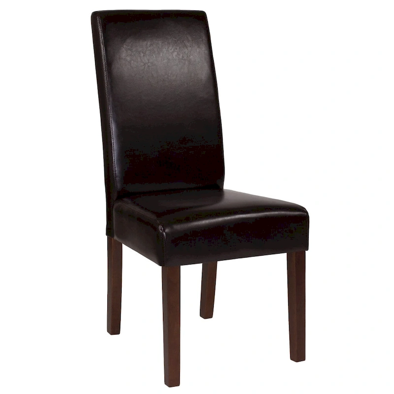 Tufted Parsons Chair with Side Panel Detail