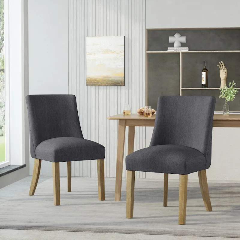 Frances Fabric Dining Chair (Set of 2) by Christopher Knight Home