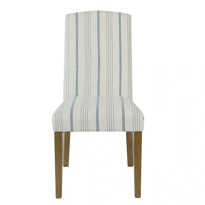 HomePop Classic Parsons Dining Chair - Blue Calypso Stripe (Set of 2)
