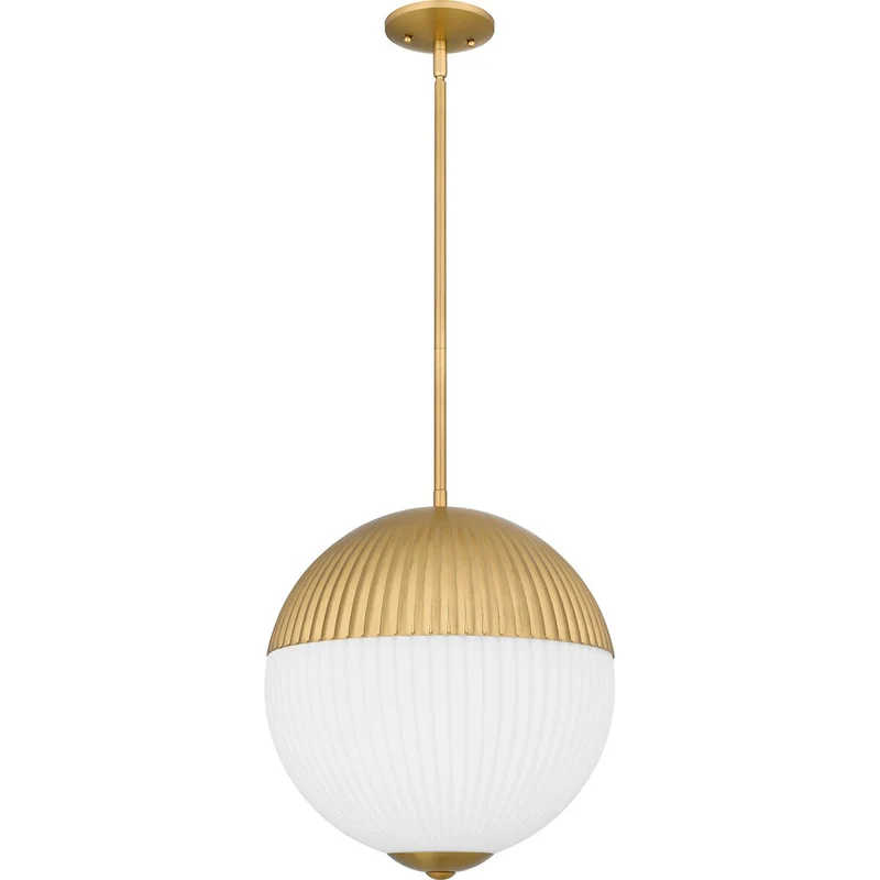 Mia 2-Light Brushed Gold Pendant Light