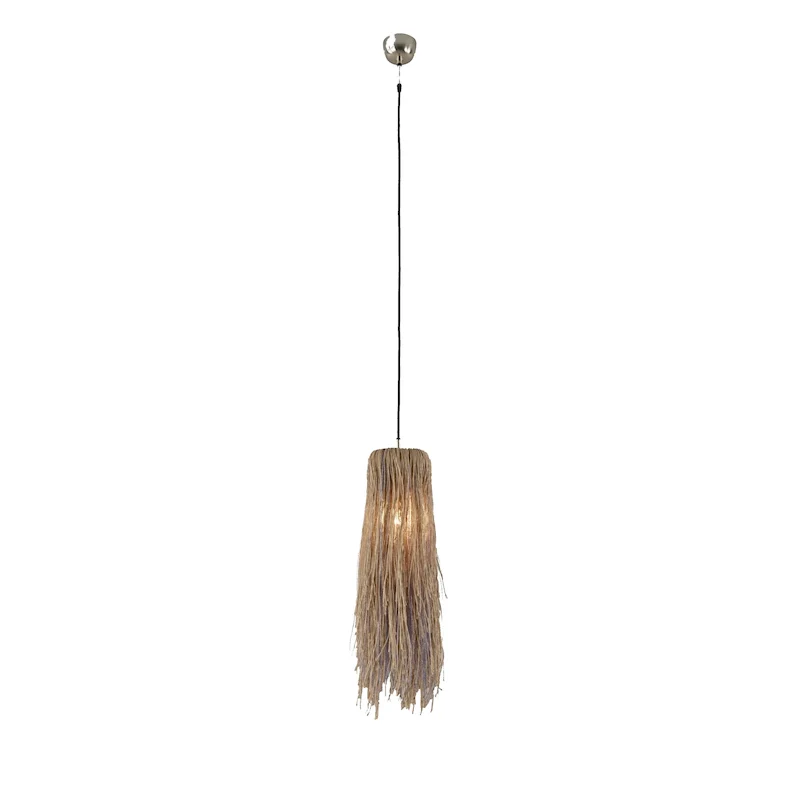 Bali Boho Jute Hanging Pendant Light