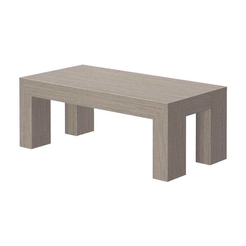 Plank and Beam Modern Rectangular Coffee Table - 40