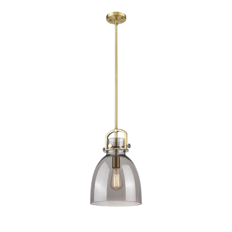 Innovations Lighting Newton Bell - 1 Light 10  Stem Hung Pendant