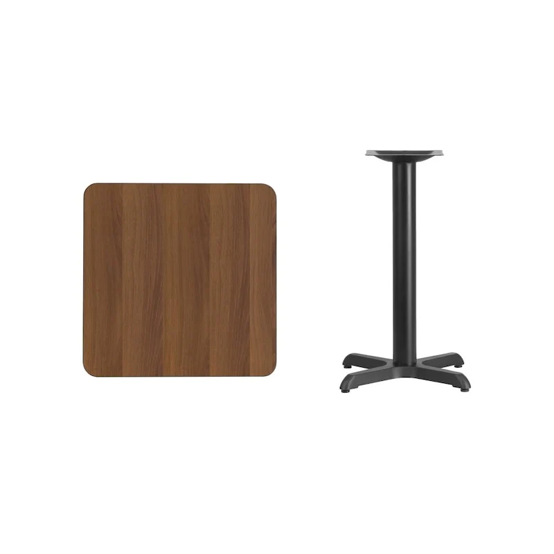 Square laminate tabletop