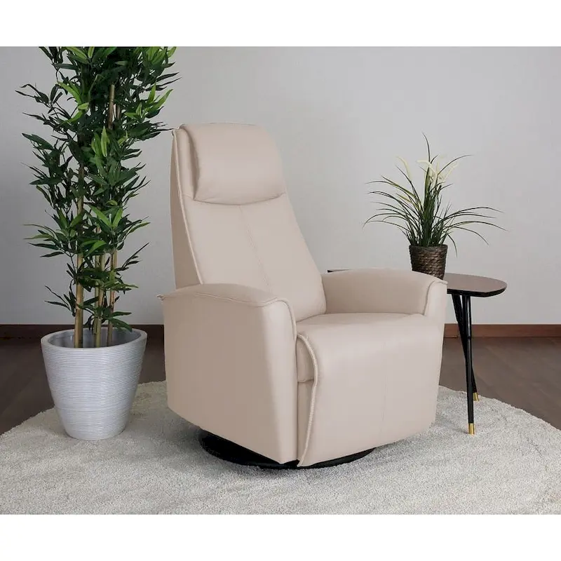 Leather Swing Recliner