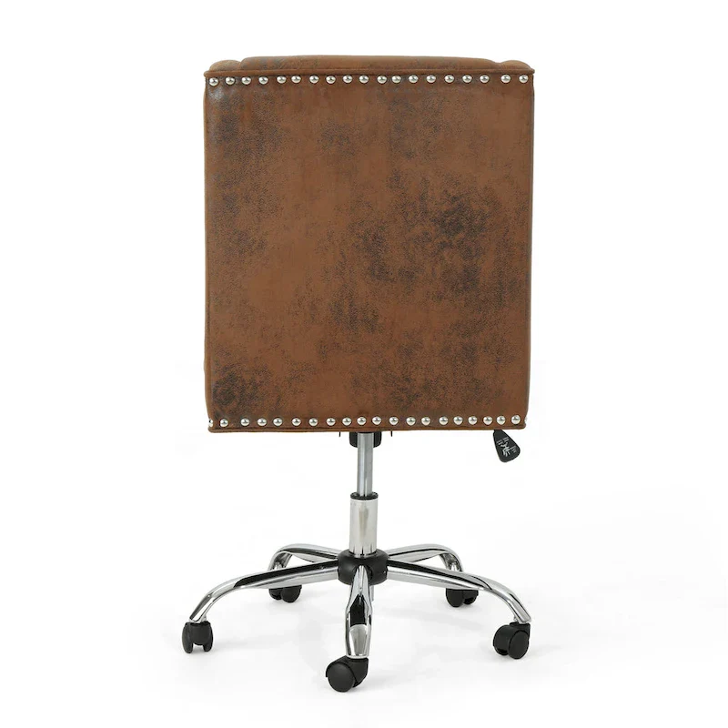Swivel Office Chair with Chrome Base