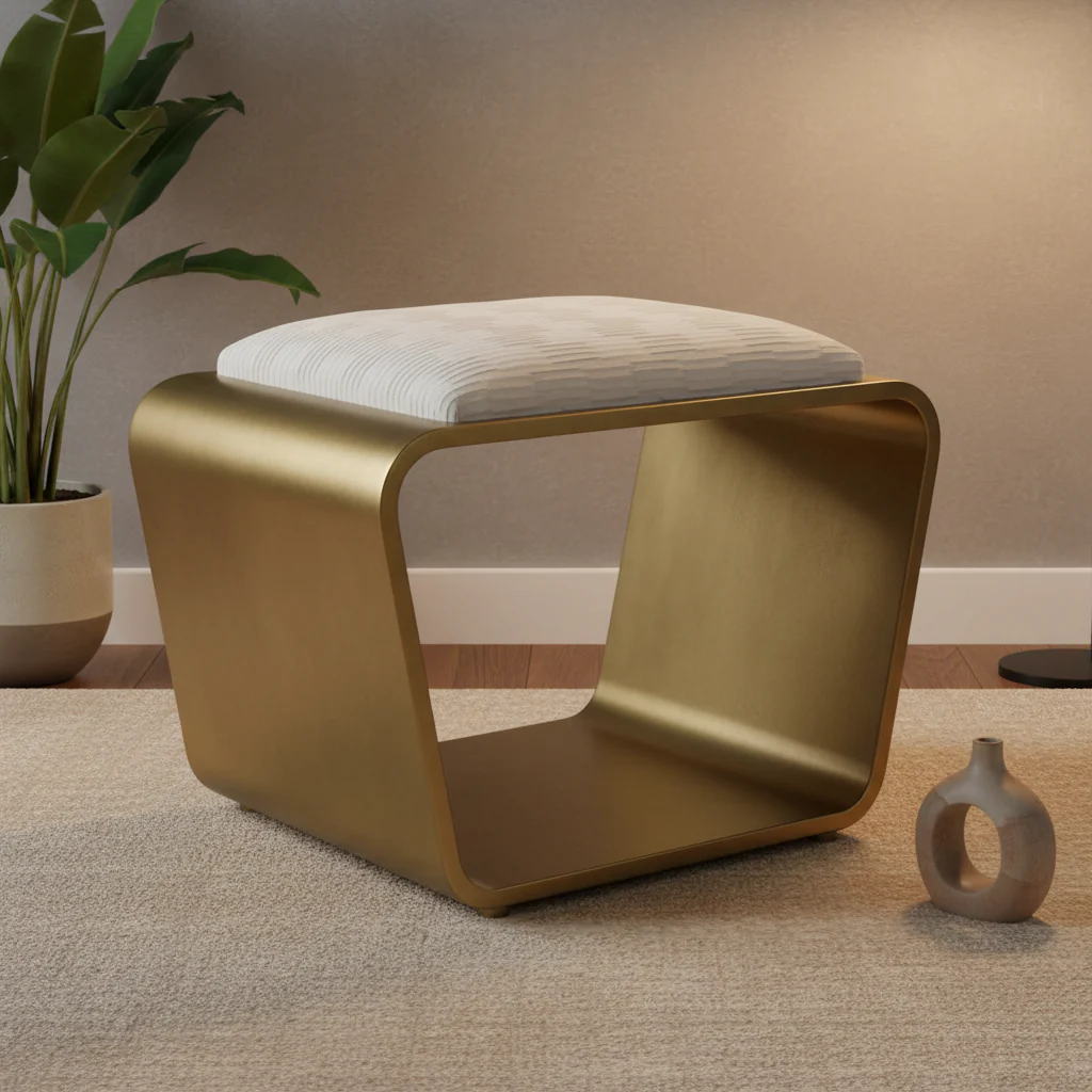 Hoop Small Gold Bench