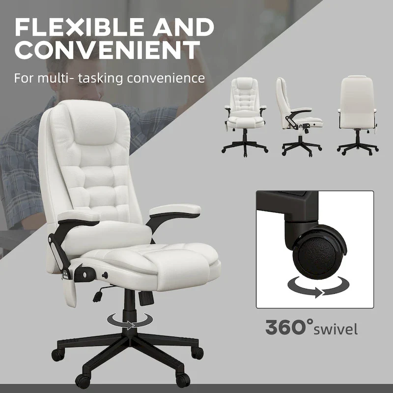 Office Chair - High Back - Massage & Heated with Remote