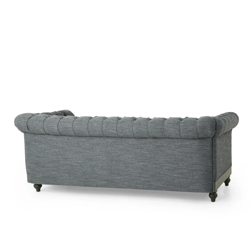 Castalia Nailhead Trim Chesterfield Sofa by Christopher Knight Home - 78.75 L x 33.50 W x 28.00 H