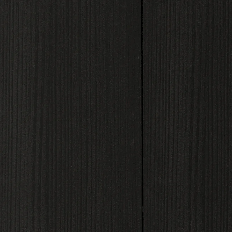 HomeRoots 59  Black Wood Wall mounted Accent Cabinet With Five Shelves