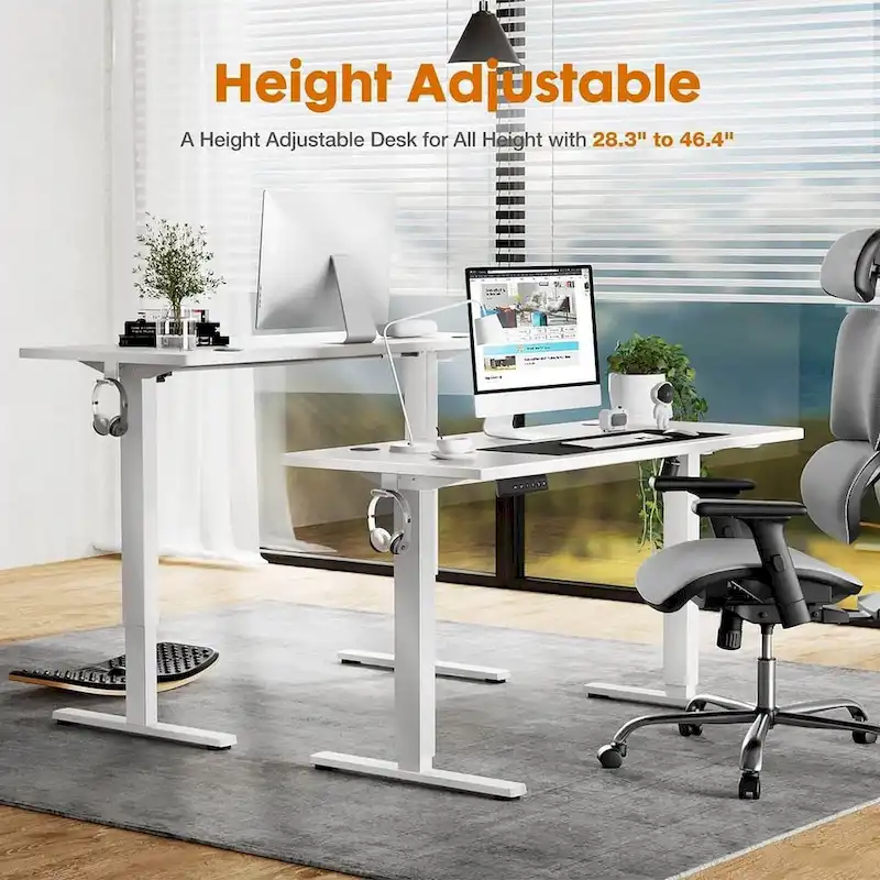 Height Adjustable Electric Standing Ergonomic Computer Desk