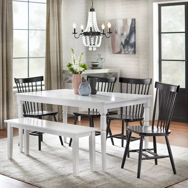 Simple Living Parma Dining Set with Dining Bench