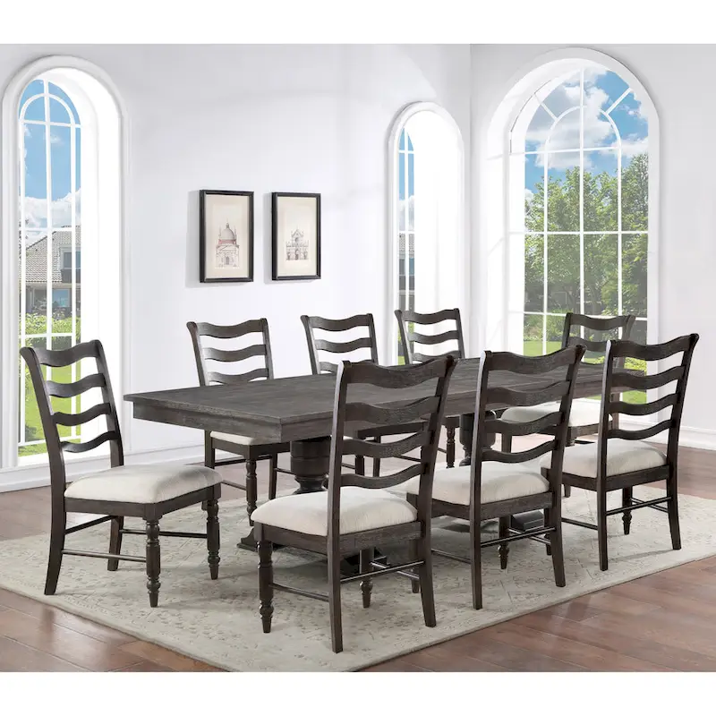 Haven Extendable Dining Set - Classic Design with Bench and Chairs