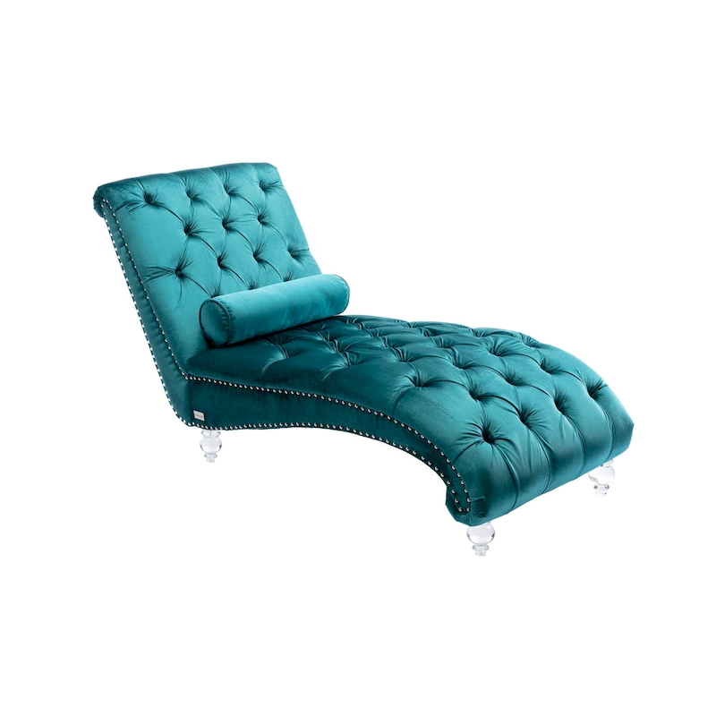 Leisure concubine sofa with acrylic feet