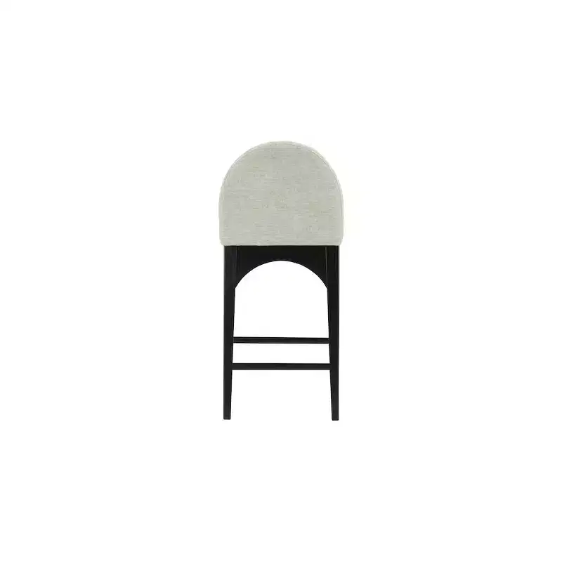 Meridian Furniture,Waldorf Mint Chenille Fabric Stool
