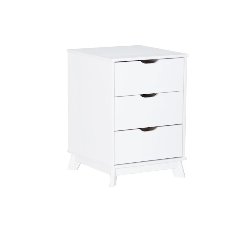 Purcell Pine Wood 3-Piece Bedroom Set with 6-Drawer Dresser and 3-Drawer Nightstands (Set of 2)