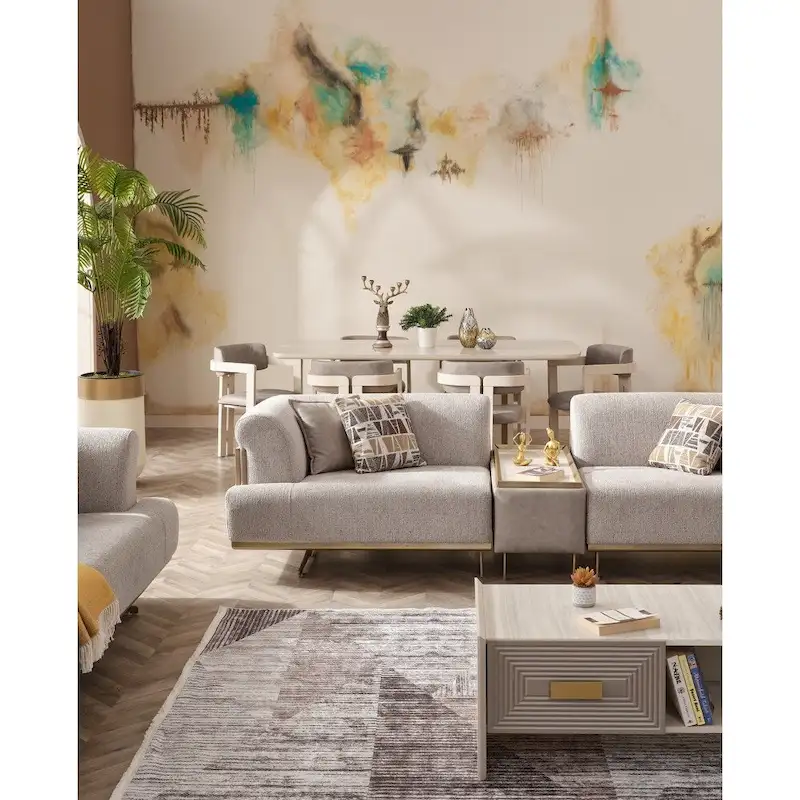 Uruguay 3-piece Living room Set 1 Module Sofa & 2 Chair