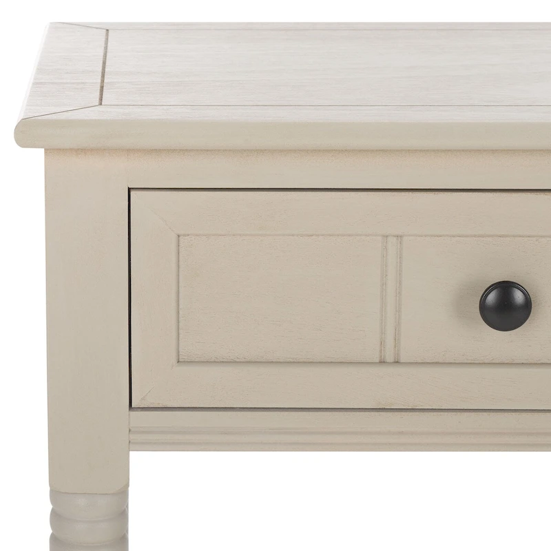SAFAVIEH Camilla Grey 2-Drawer Console Table - 35.8 x 13.8 x 29.5 - 36Wx14Dx30H