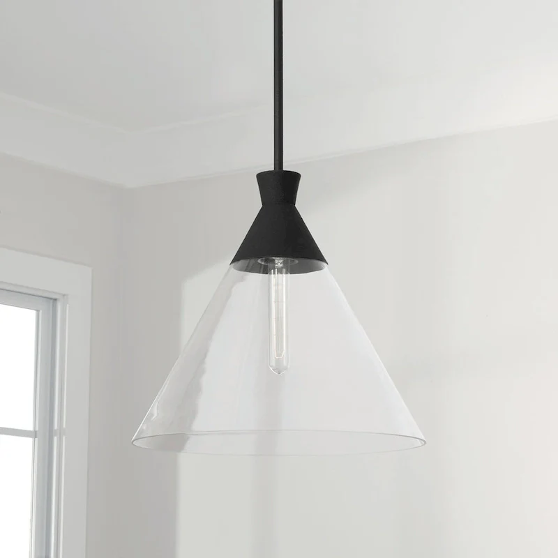 Paloma 1-light Hanging Pendant w/ Clear Glass