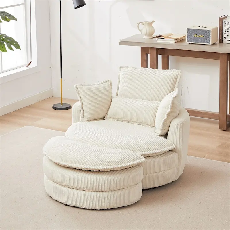 Velvet Tufted Accent Chair