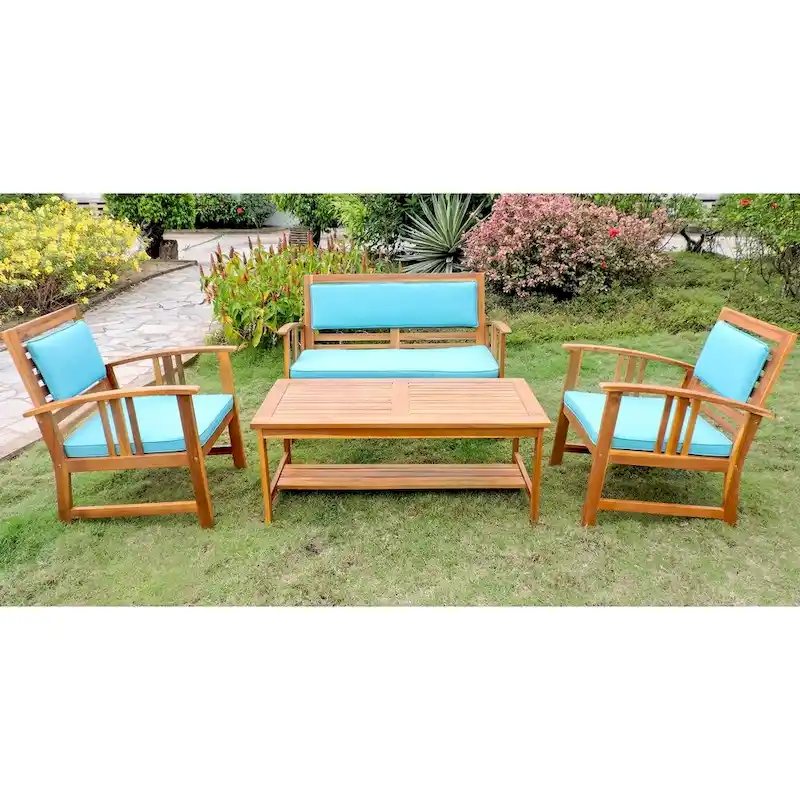 Brisbane 4-Piece Patio Conversation Set
