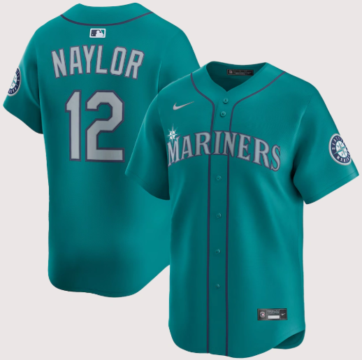 Seattle Mariners Josh Naylor Teal Jersey