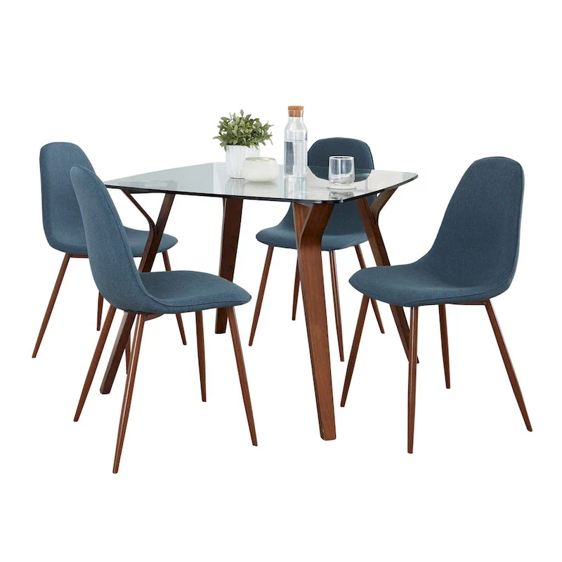 Carson Carrington Sala Stone 5-Piece Square Dining Set