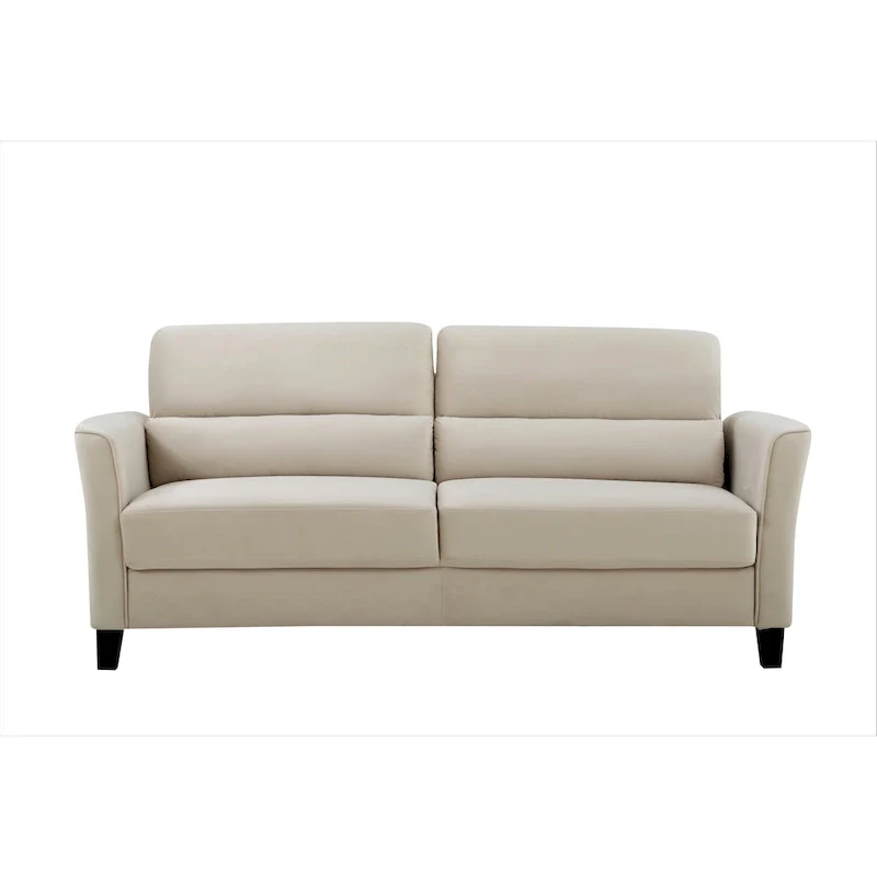 77.95 Mid Century Modern Upholstered Sloped Arms Living Room Sofa