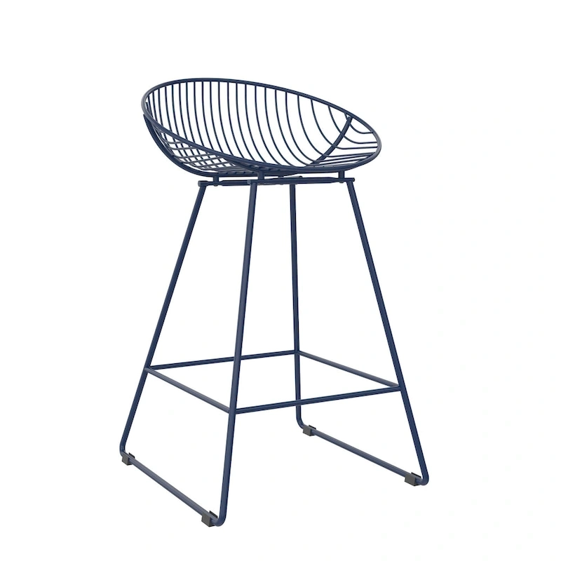CosmoLiving by Cosmopolitan Ellis 24  Metal Counter Height Bar Stool
