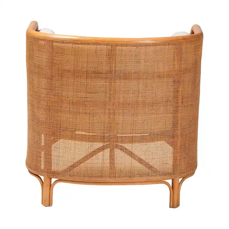Bandung Bohemian Light Honey Rattan Accent Chair
