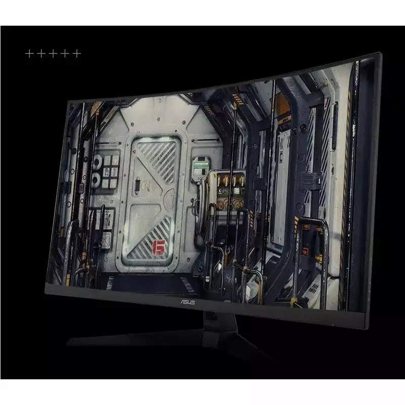 TUF VG32WQ3B 32 Class WQHD Curved Screen Gaming LED Monitor - 16:9 - 31.5 Viewable - Fast Vertical Alignment (VA) - LED Backlight - 2560 x 1440