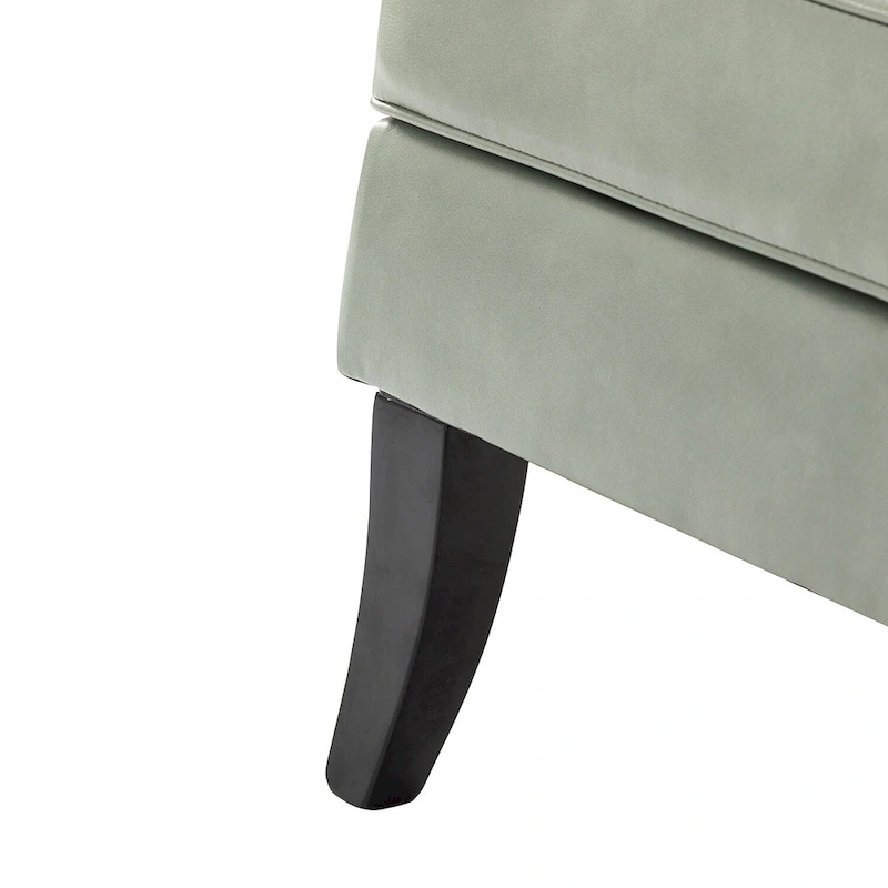 Nileus Modern Classic Polyester Accent Chair with Solid Wooden Legs Set of 2 by HULALA HOME