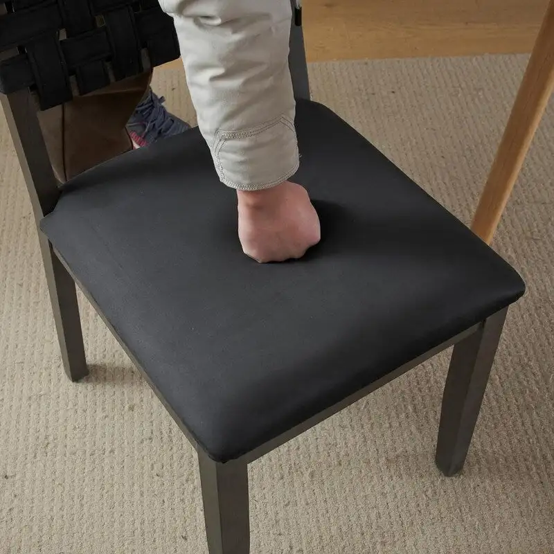 Mid Century Modern Wooden Dining Chairs Set of 2