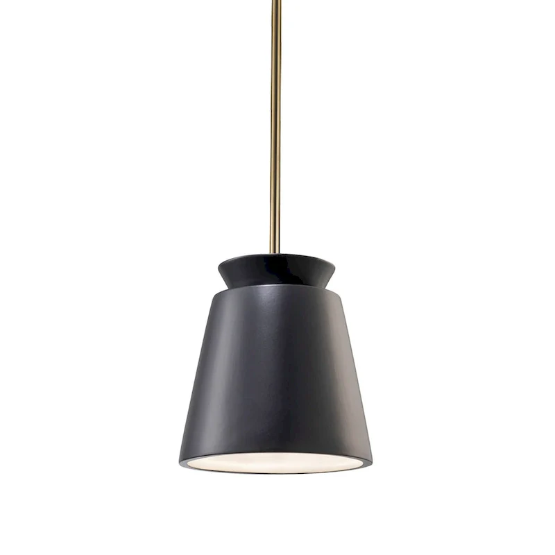 Justice Design Group Small Trapezoid Pendant - Rigid Stem