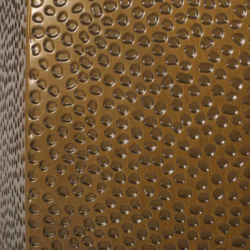 Pamsha Hammered Iron Geometric Side Table by Christopher Knight Home