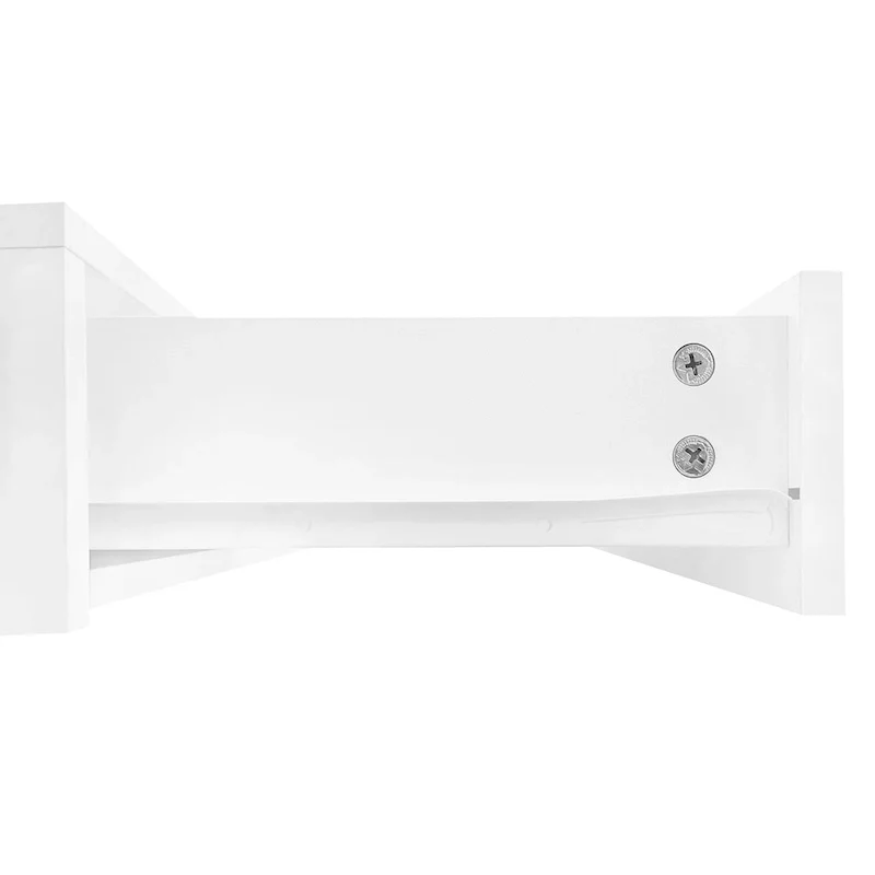 High Gloss Coffee Table with 4 Drawers - 2-Tier