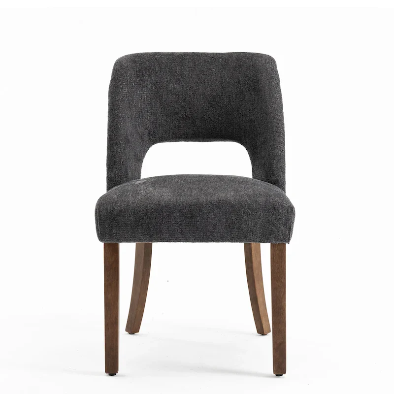 Upholstered Back Side Dining Chair Set of 2