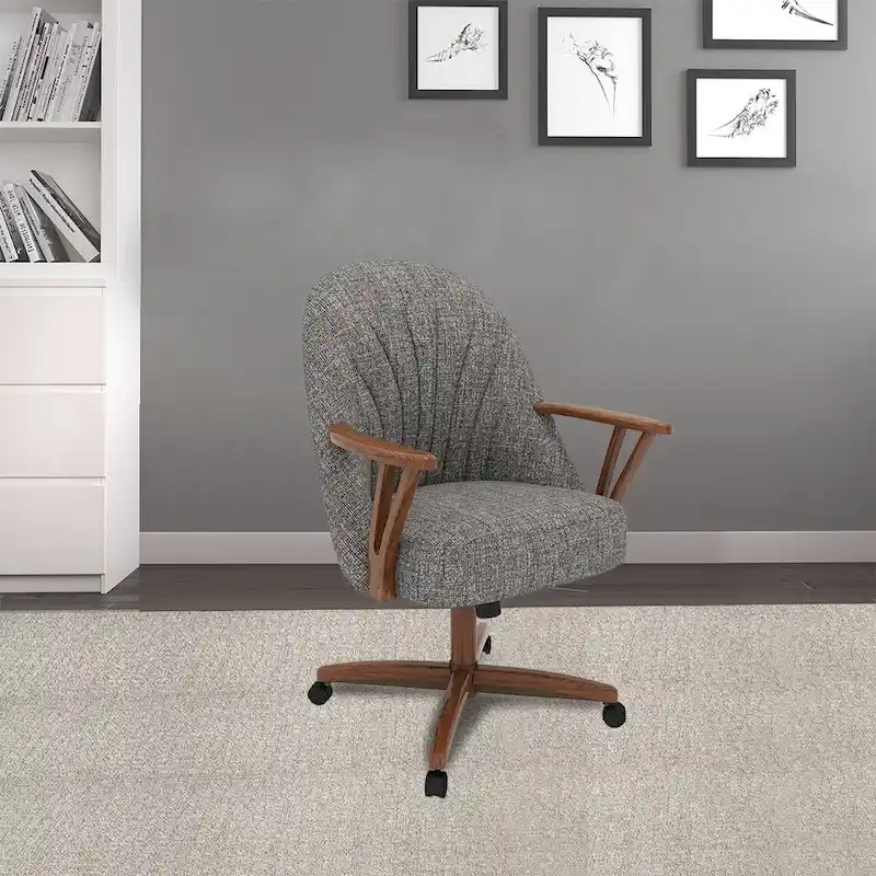 Caster Dining Chair – Walnut Finish