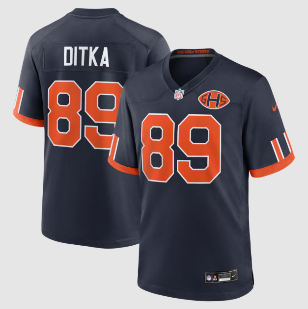 Chicago Bears Mike Ditka Navy 2026 Rivalries Collection Jersey