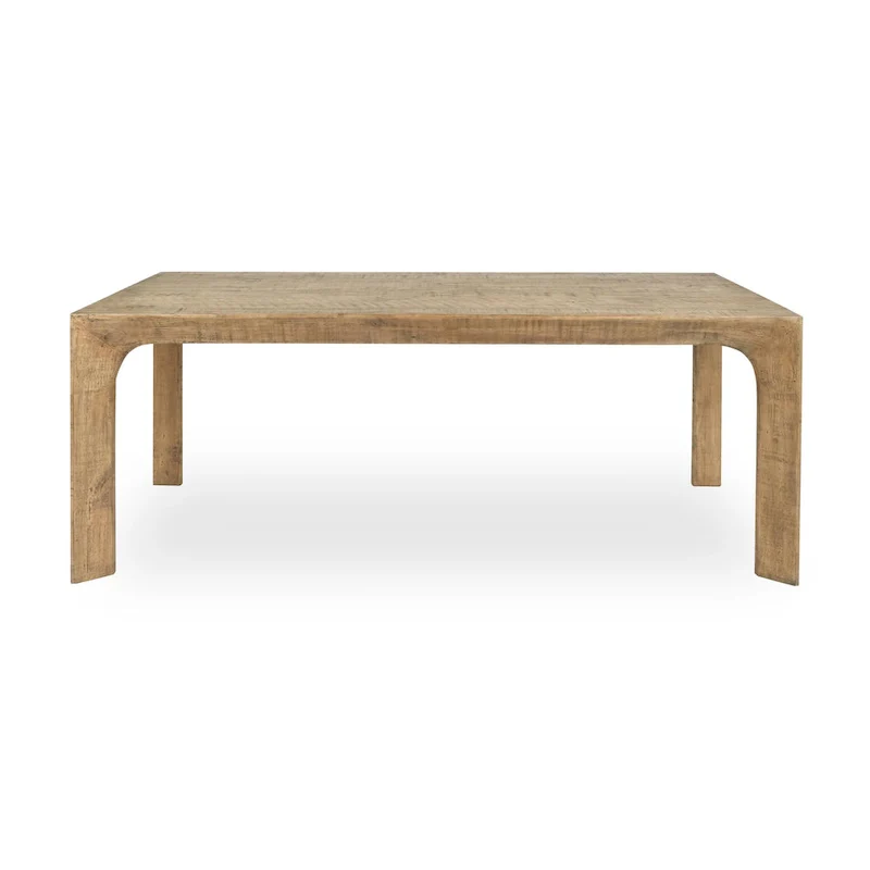 78  Reclaimed Pine Wood Dining Table in Natural