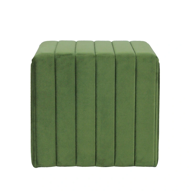 HomePop Modern Channel Ottoman