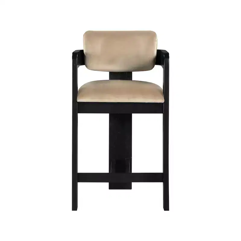 Meridian Furniture Sacha Velvet Bar Stool